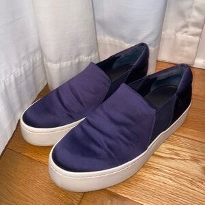 VINCE Satin Platform Sneaker